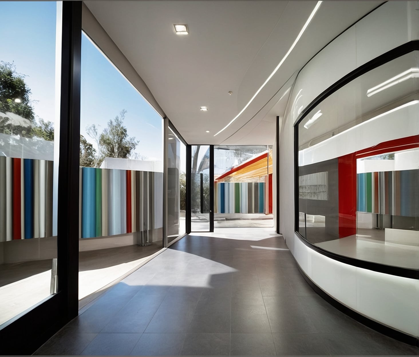 Cristales y aluminio